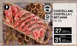 Plusfresc Costellam, costella i mitjana oferta