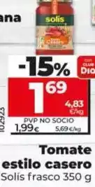 Dia Solís - tomate frito estilo casero oferta
