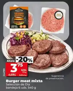 Dia Seleccion de dia - burger meat mixta oferta