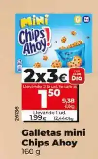 Dia Chips ahoy - galletas mini oferta