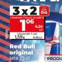 Dia Red bull - original lata 25 cl oferta