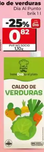 Dia Dia al punto - caldo de verduras oferta