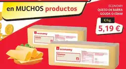 GM Cash & Carry Economy - queso en barra gouda o edam oferta