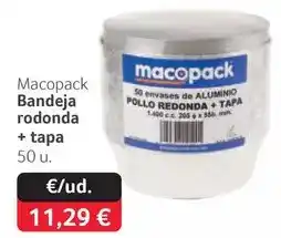 GM Cash & Carry Macopack - bandeja rodonda + tapa oferta