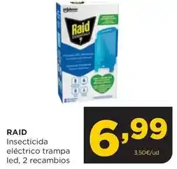 Alimerka Raid - insecticida eléctrico trampa led, 2 recambios oferta