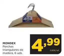 Alimerka Mondex - perchas tringulares de madera oferta