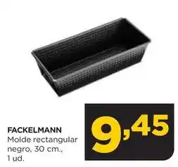 Alimerka Fackelmann - molde rectangular negro oferta