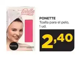 Alimerka Ponette - toalla para el pelo oferta