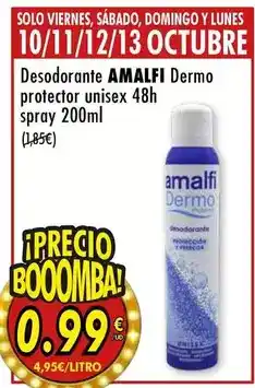 SPAR Amalfi - desodorante dermo protector unisex spray oferta