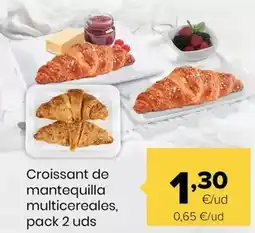 Autoservicios Familia Croissant de mantequilla multicereales oferta