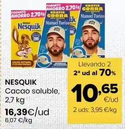 Autoservicios Familia Nesquik - cacao soluble oferta