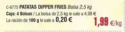 Abordo Patatas dipper fries oferta