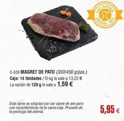 Abordo Natur - magret de pato oferta