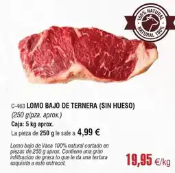 Abordo Lomo bajo de ternera oferta