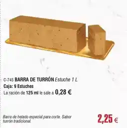 Abordo Barra de turrón oferta