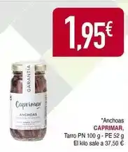 Masymas Caprimar - anchoas oferta