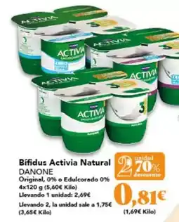 Gadis Danone - bifidus activia natural oferta