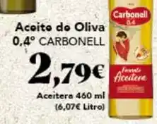 Gadis Carbonell - aceite de oliva oferta
