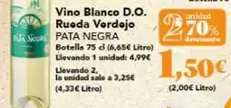 Gadis Pata negra - vino blanco d.o. rueda verdejo oferta