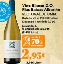 Gadis Blanco - vino d.o. rias baixas albarino oferta