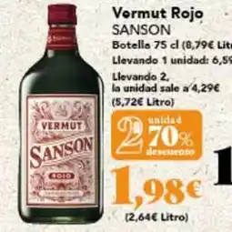 Gadis Vermut rojo oferta
