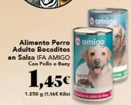 Gadis Ifa amigo - alimento perro adulto bocaditos on salsa oferta