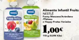 Gadis Nestlé - alimento infantil fruits oferta