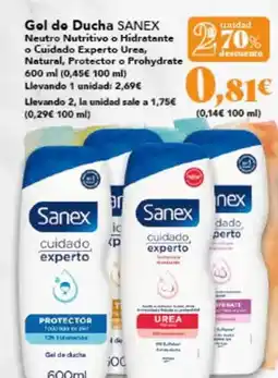 Gadis Sanex - gel de ducha oferta