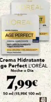 Gadis L'oréal - crema hidratante age perfect oferta