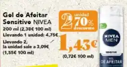Gadis Nivea - gel de afeitar sensitive oferta
