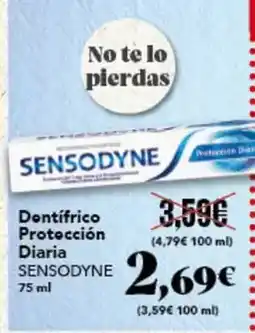 Gadis Sensodyne - dentifrico protección diaria oferta