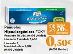 Gadis Foxy - panuelos hipoalergénicos oferta