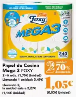 Gadis Foxy - papel de cocina mega 3 oferta