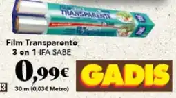 Gadis Ifa sabe - film transparente 3 on 1 oferta