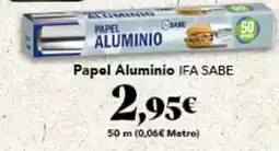 Gadis Ifa sabe - papel aluminio oferta