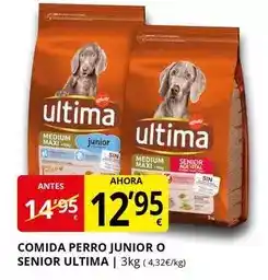 Affinity - comida perro junior o senior ultima