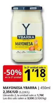 Supermercados MAS YBARRA Mayonesa oferta