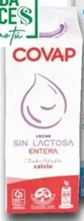 Supermercados MAS COVAP Leche entera s/lactosa oferta