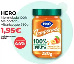 PrimaPrix HERO Mermelada 100% Melocotón- Albaricoque oferta