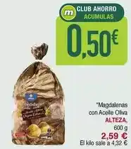 Masymas Alteza - magdalenas con aceite oliva oferta