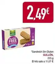 Masymas Gullón - sandwich sin gluten oferta