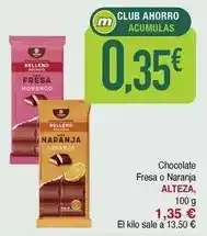 Masymas Alteza - chocolate fresa o naranja oferta