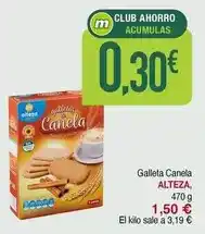 Masymas Alteza - galleta canela oferta