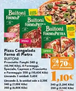 Gadis Buitoni - pizza congelada forno di pietra oferta