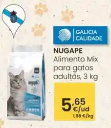Eroski Nugape - alimento mix para gatos adultos oferta