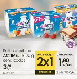 Eroski Actimel - en los bebibles oferta