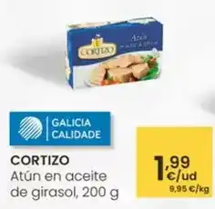 Eroski Cortizo - atun en aceite de girasol oferta