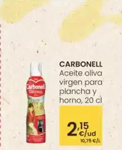 Eroski Carbonell - aceite oliva virgen para plancha y horno oferta