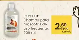 Eroski Pepe ted - champu para mascotas de uso frecuente oferta