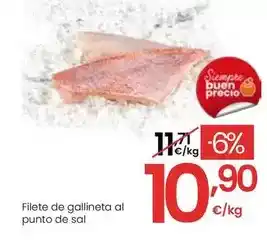 Eroski Filete de gallineta al punto de sal oferta
